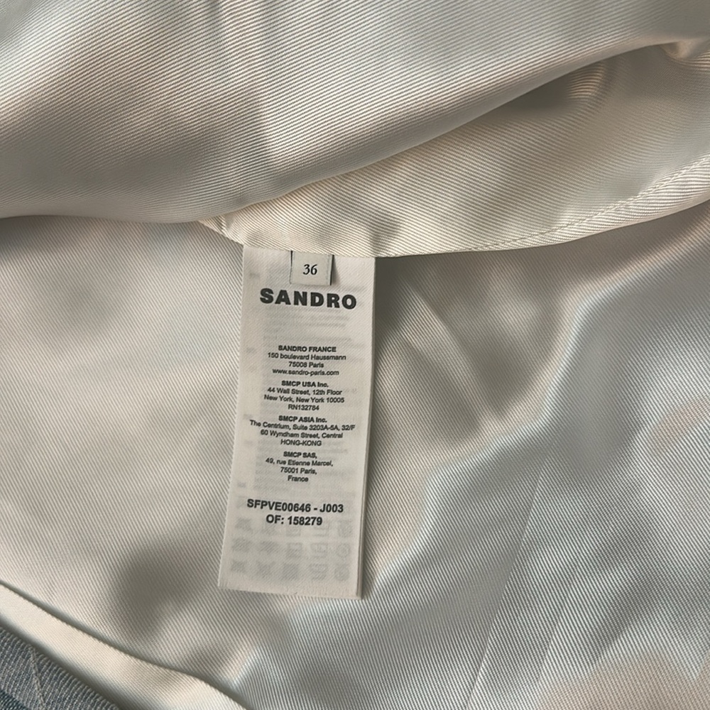 NWOT Sandro Armelle Quilted Cotton Jacket - Picture 5 of 6